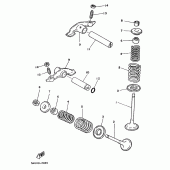Схема вузла: Клапан Yamaha XT125