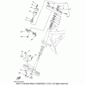 Схема узла: Рулевой механизм Yamaha XVS650 V-Star Classic