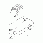 Схема узла: Сиденье Yamaha DT125 DT125R