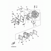 Схема вузла: Циліндр Yamaha YP400