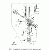Схема вузла: Карбюратор Yamaha TTR125 TT-R125