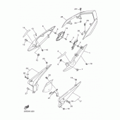 Схема вузла: Бічна кришка Yamaha XJ6 Diversion F