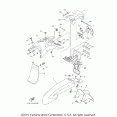 Схема вузла: Крило Yamaha XT250 XT250