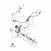 Схема узла: Масляный насос Yamaha DT125 DT125R