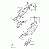 Схема узла: Боковая крышка Yamaha XJ900 Diversion