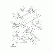 Схема узла: Подножки и Подставка Yamaha XVS650 Drag Star