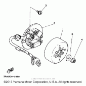 Схема узла: Генератор Yamaha WR250 WR250Z