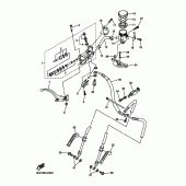 Схема вузла: Передній гальмівний циліндр Yamaha YZF-R6/YZF600 R6 RaceBase