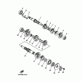 Схема вузла: Трансмісія Yamaha TTR125 TT-R125