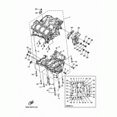 Схема узла: Картер двигателя Yamaha MT09/ MTN850 MT-09
