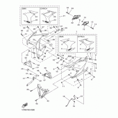 Схема вузла: Облицювальні елементи 2 Yamaha XJ6 Diversion F