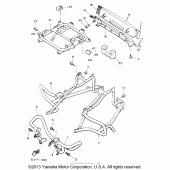 Схема узла: Guard Yamaha XVZ1300 Venture Royale