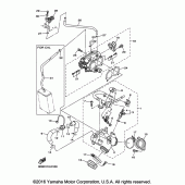 Схема вузла: Впускная система 1 Yamaha XVS1300 V-Star Tourer