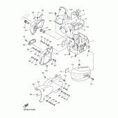 Схема узла: Крышка боковая Yamaha XVS250 Drag Star
