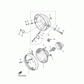 Схема вузла: Фара Yamaha XJR1300