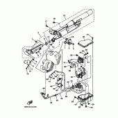 Схема вузла: Вихлопна система Yamaha XVS250 Drag Star