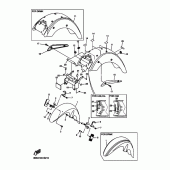 Схема узла: Крыло Yamaha XVS1300 V-Star Classic