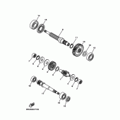 Схема узла: Трансмиссия Yamaha YP400 Majesty