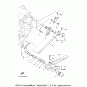 Схема узла: Вал переключения Yamaha XV1900 Roadliner S