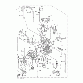 Схема вузла: Карбюратор Yamaha YZ450F YZ450F