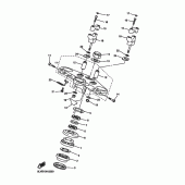 Схема узла: Рулевой механизм Yamaha FZS1000 FZ1