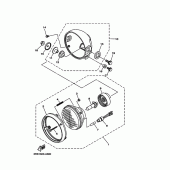 Схема вузла: Фара Yamaha TW125