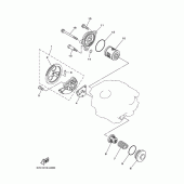 Схема узла: Масляный насос Yamaha TW225