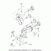 Схема вузла: Фара Yamaha YZF-R1 R1S Limited Edition