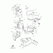 Схема вузла: Боковая крышка Yamaha XVS650 Drag Star