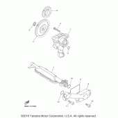 Схема вузла: Масляний насос Yamaha XVS650 V-Star Custom