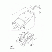 Схема узла: Сиденье Yamaha XJR1200
