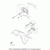 Схема вузла: Задній ліхтар (Стоп сигнал) Yamaha FZ1 FZ1