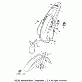 Схема вузла: Крило Yamaha TTR230 TT-R230
