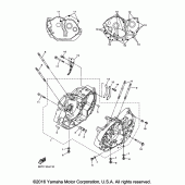Схема вузла: Картер двигуна Yamaha XVS950 V-Star Tourer