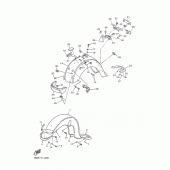 Схема вузла: Крило Yamaha XVZ1300 Royal Star Venture S