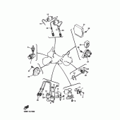 Схема вузла: Електроустаткування 2 Yamaha XVZ1300 Royal Star Tour Deluxe S