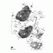 Схема узла: Картер двигателя Yamaha YZ450F YZ450F