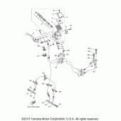 Схема вузла: Передній гальмівний циліндр Yamaha FJ09 FJ-09