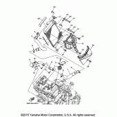 Схема вузла: Радіатор та Патрубок системи охолодження Yamaha XTZ1200 Super Tenere ES