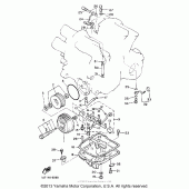 Схема вузла: Фільтр масляний Yamaha XVZ1300 Venture Royale