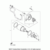 Схема вузла: Електричний стартер Yamaha XVS950 Bolt C-Spec