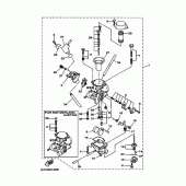 Схема вузла: Карбюратор Yamaha YP250 Majesty DX