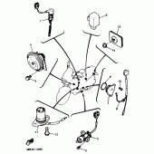 Схема узла: Электрооборудование 2 Yamaha XJ600 Diversion (Naked)