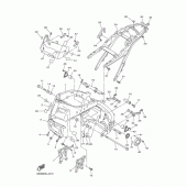 Схема вузла: Рама Yamaha VMX17 V-MAX