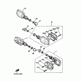 Схема вузла: Поворотники 2 Yamaha TW200