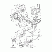 Схема узла: Впускная система Yamaha XVS1100 Drag Star Classic