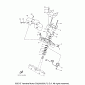 Схема узла: Рулевой механизм Yamaha XV1900 Roadliner S