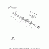 Схема узла: Привод стартера Yamaha TTR125 TT-R125