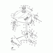 Схема вузла: Резервуар карбюратора Yamaha YZF1000R Thunderace