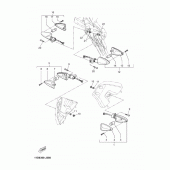 Схема вузла: Поворотники Yamaha XT660 XT660Z Tenere